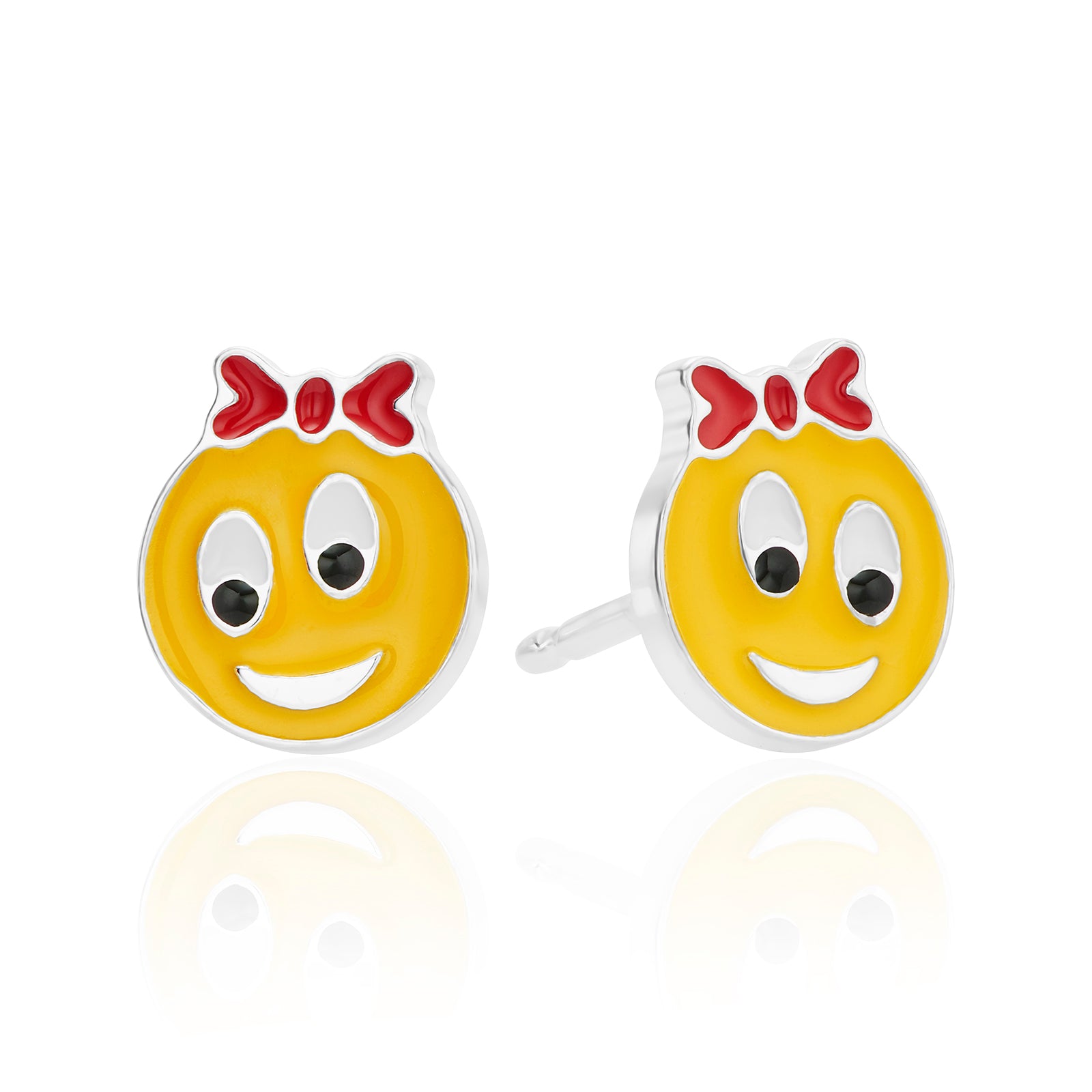 Smiley shop face stud