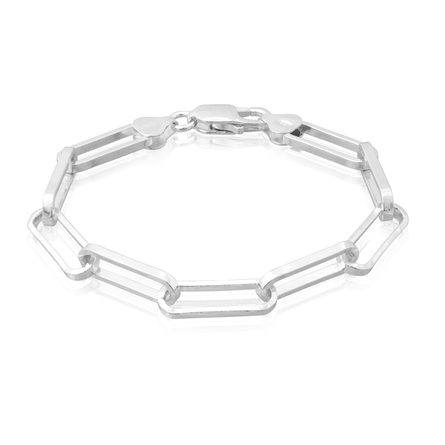 Sterling Silver popular Fancy Link Bracelet