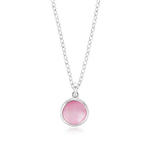 Pendant Pink orders Mother of Pearl & Sterling