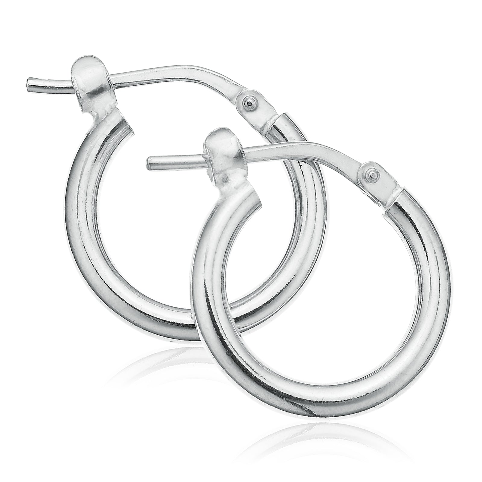 Sterling Silver 50x3mm Round Hoop Earrings – Zamels