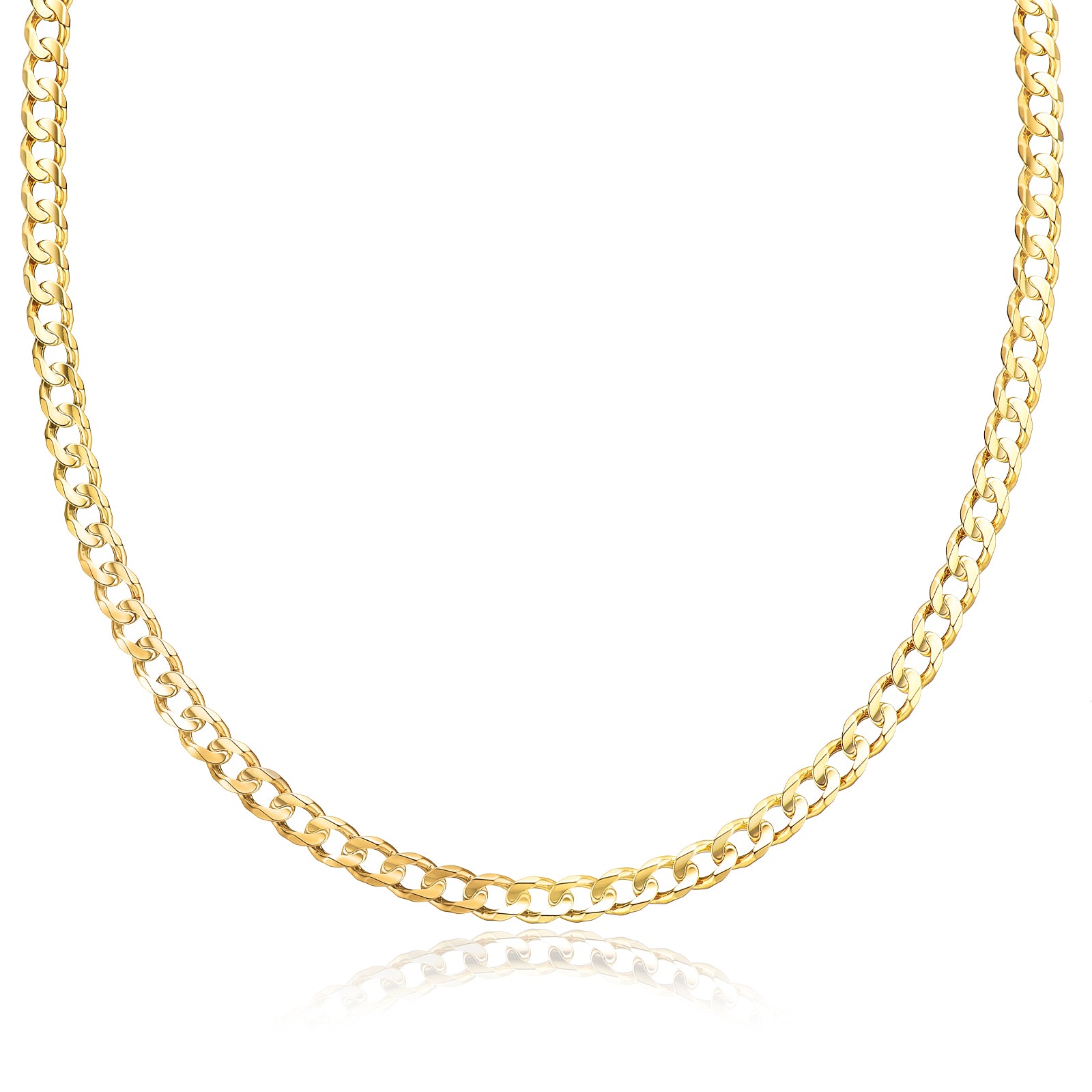 9ct Yellow Gold 50cm Curb Chain – Zamels