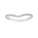 Paris 14ct White Gold 0.14 Carat tw Diamond Ring