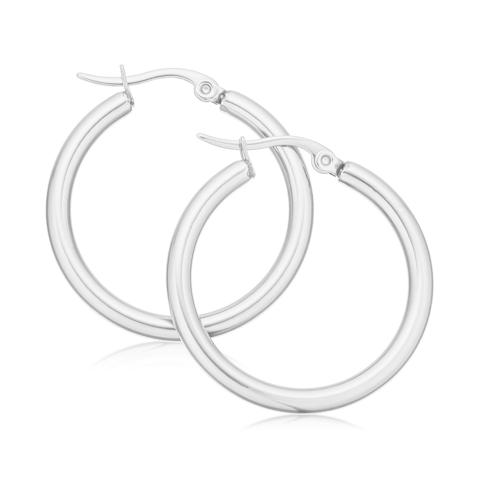 Stainless Steel Hoop Earrings – Zamels