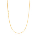 9ct Yellow Gold Silver Filled 50cm Box Chain