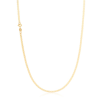 9ct Yellow Gold 50cm Anchor 60 Gauge Chain