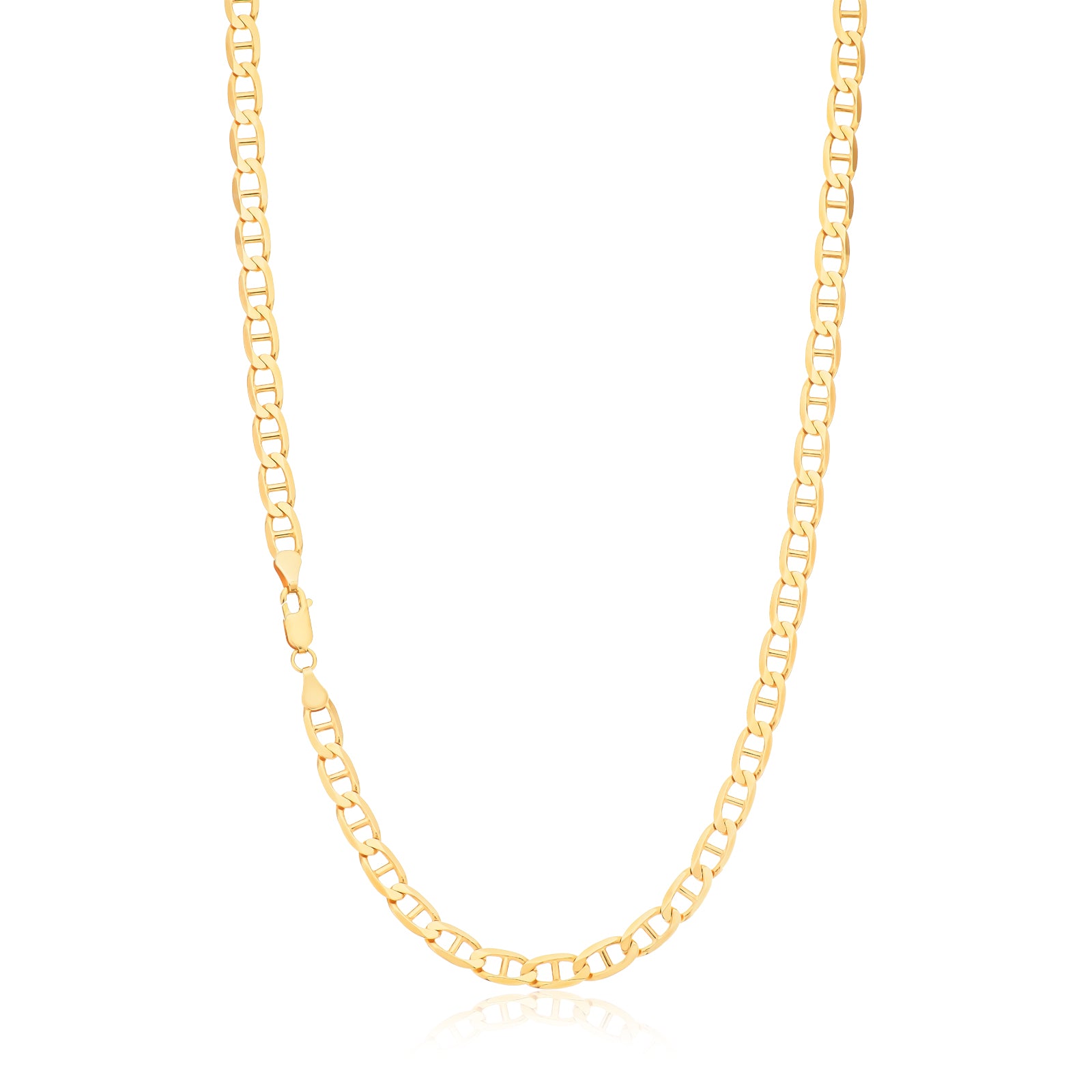 9ct Yellow Gold 55cm 150 Gauge Anchor Chain