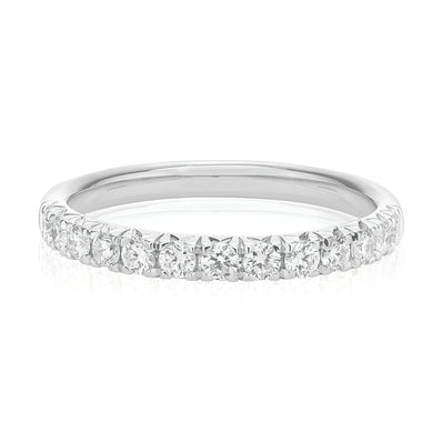 Celebration 18ct White Gold Round Cut 0.40 ctw Lab Grown Diamond Band