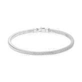 Sterling Silver 21cm Box Chain Bracelet