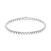 Sterling Silver 21cm Box Chain Bracelet