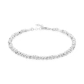 Sterling Silver 19cm Rope Bracelet