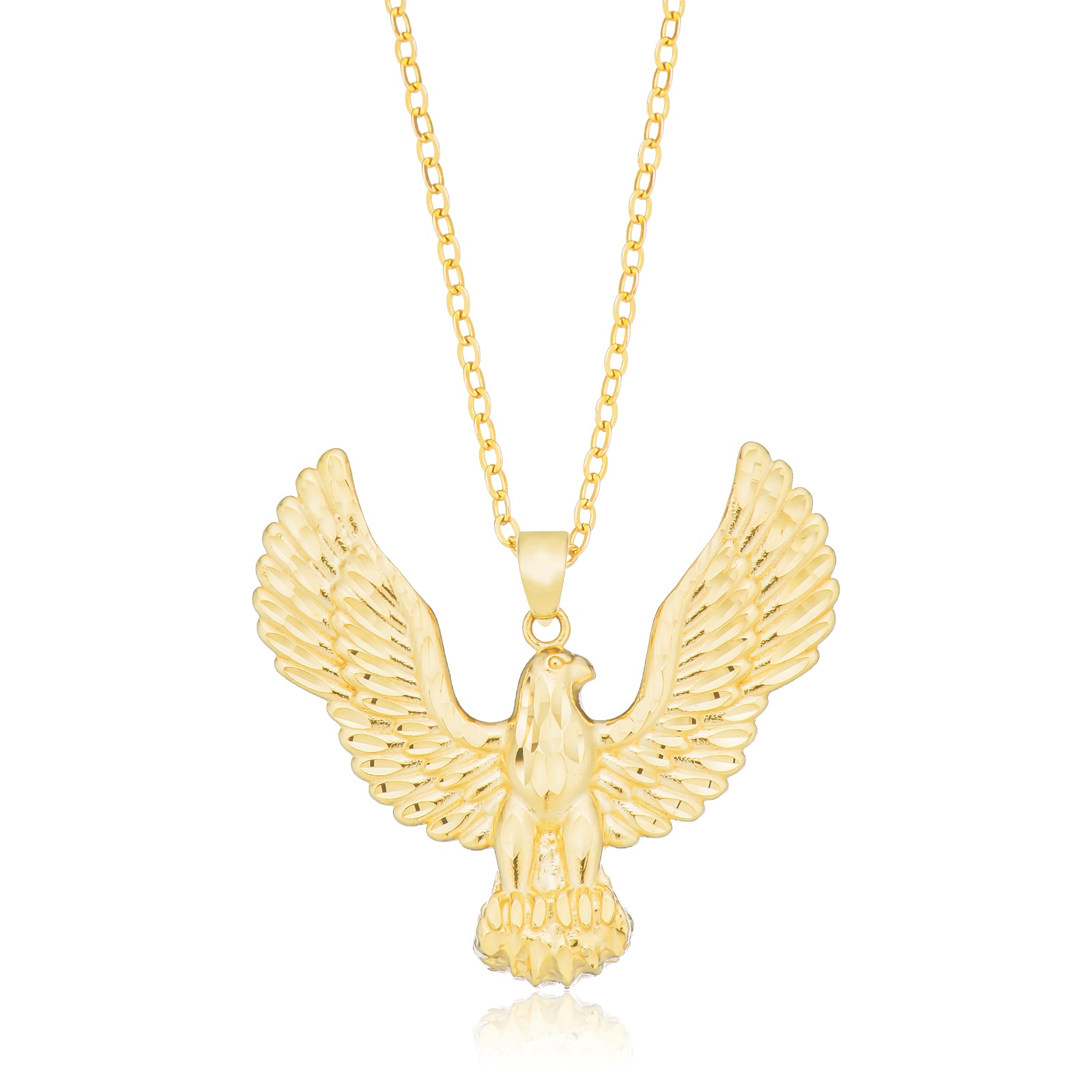 9ct Yellow Gold Eagle Pendant