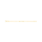 9ct Yellow Gold Silver Filled 15cm Children's ID Bracelet