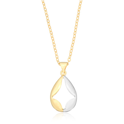 9ct Two Tone Pendant