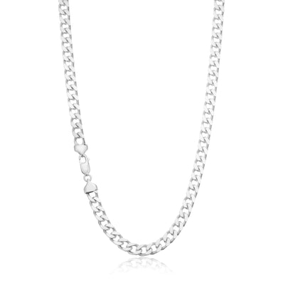 Sterling Silver 70cm Bevdicut Curb 200 Gauge Chain