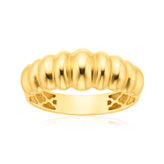 9ct Yellow Gold Croissant Ring