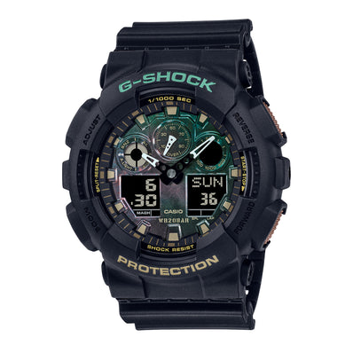 Casio G-Shock G Black & Rust Series Watch GA100RC-1A