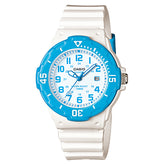 Casio Youth White & Blue Vintage Analog Watch LRW200H-2B