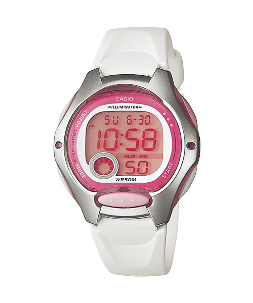 Casio Youth White Digital Watch LW-200-7