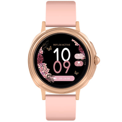 Reflex Active Series 25 Pink Rose Gold Smart Watch RA25-2176