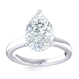 Celebration 18ct White Gold Pear Cut 2 Carat Certified Lab Grown Diamond Ring