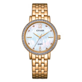 Citizen Women's Dress Quartz Mother of Pearl Watch EL3103-57D