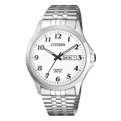 Citizen Men's Dress Quartz White Dial Watch BF5000-94A