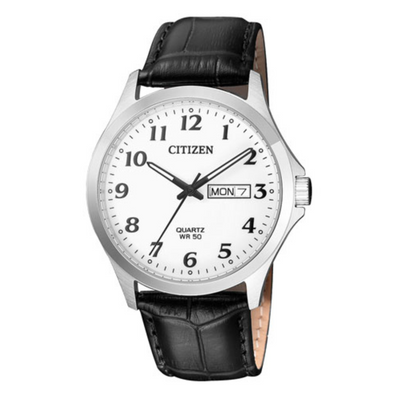 Citizen Men's Dress Quartz White Dial Watch BF5000-01A