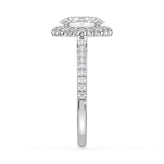 Celebration 18ct White Gold with Oval & Round Cut 1.90 CARAT tw of Certified Lab Grown Diamonds Ring