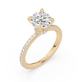 Celebration 18ct Yellow Gold Round Cut 2.30 Carat tw of Certified Lab Grown Diamonds Ring