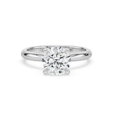 Celebration 18ct White Gold Round Cut 2 CARAT of Certified Lab Grown Diamond Engagement Ring