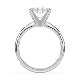 Celebration 18ct White Gold Oval Cut 3 Carat tw Certified Lab Grown Diamond Ring