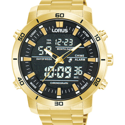 Lorus Sports - RW660AX-9 - Duo Display - Alarm Chronograph