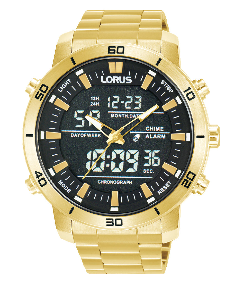 Lorus Sports - RW660AX-9 - Duo Display - Alarm Chronograph