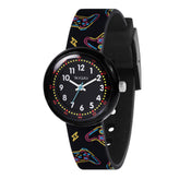 Tikkers Black Gaming Silicone Strap Watch ATK1103