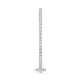 Celebration 9ct White Gold Round Cut 5.00 Carat tw of Lab Grown Diamonds Tennis Bracelet