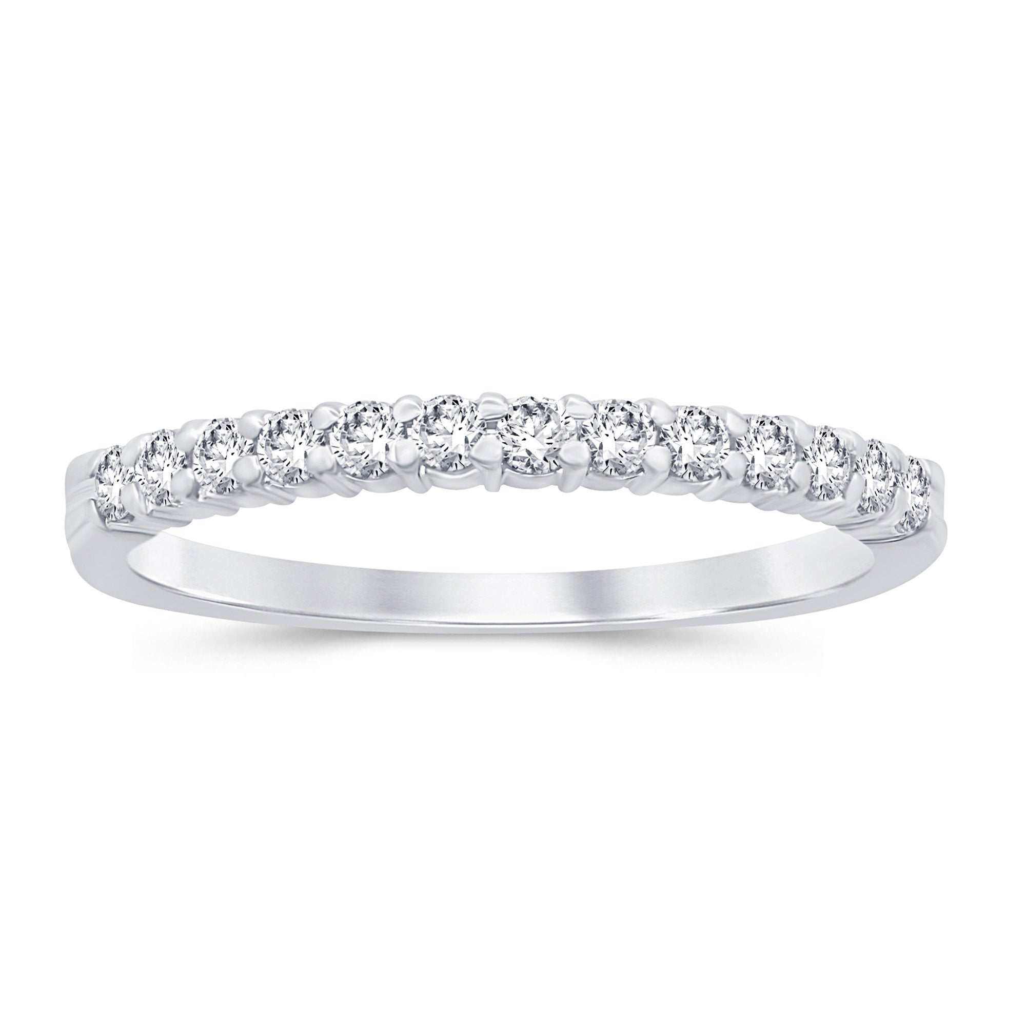 Celebration 10ct White Gold Round Cut 1/4 CARAT tw of Lab Grown Diamonds Ring