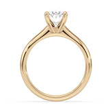 Celebration 18ct Yellow Gold Oval Cut 2 Carat tw Certified Lab Grown Diamond Ring