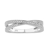 Celebration 9ct White Gold Round Cut 0.20 Carat tw of Certified Lab Grown Diamonds Ring