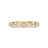 Celebration 9ct Yellow Gold Round Cut 0.25 Carat tw Lab Grown Diamonds Ring