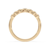 Celebration 9ct Yellow Gold Round Cut 0.25 Carat tw Lab Grown Diamonds Ring