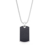 Tensity Stainless Steel 60cm Dog Tag Pendant