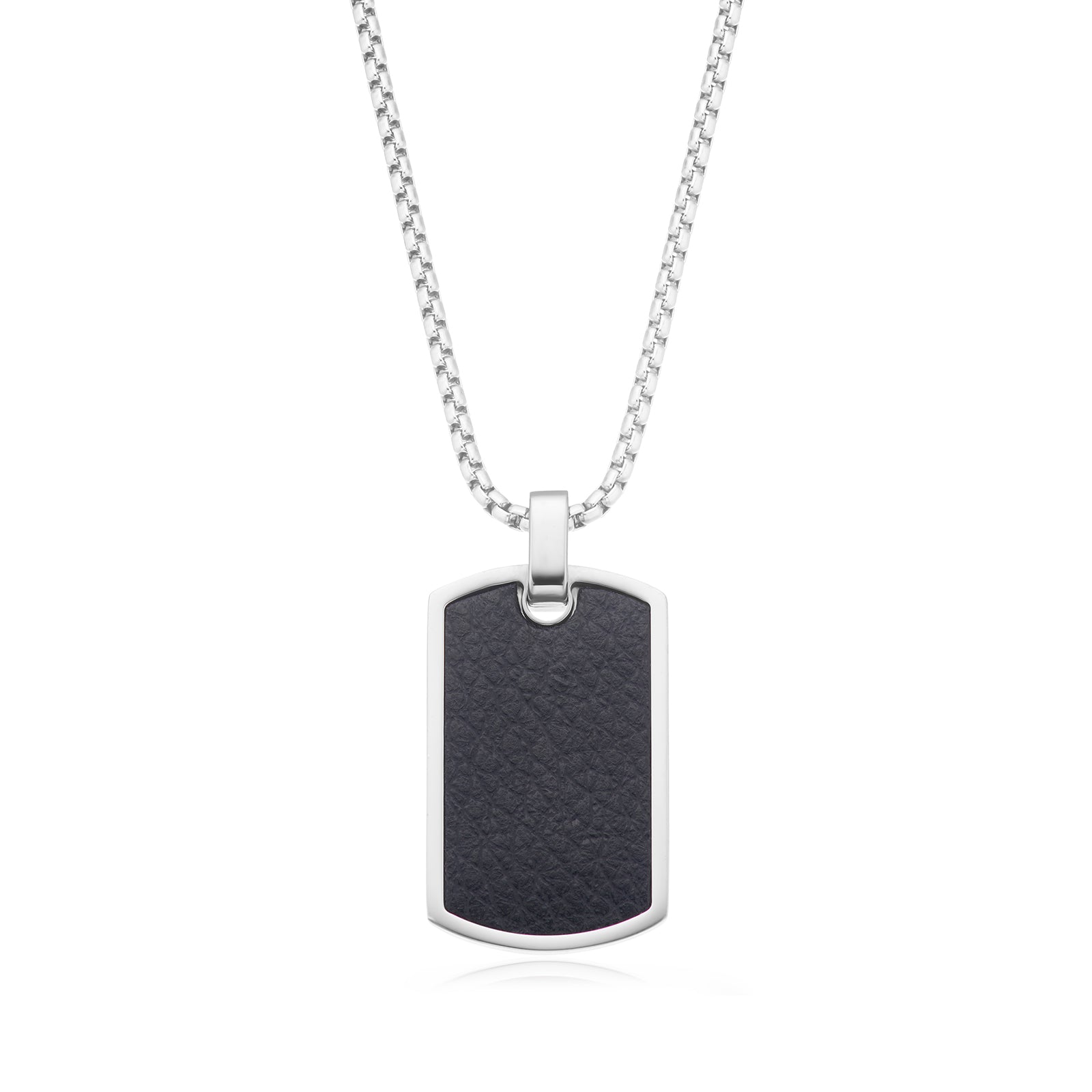 Tensity Stainless Steel 60cm Dog Tag Pendant