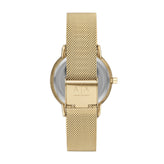 Armani Exchange Three-Hand Gold-Tone Stainless Steel Mesh Watch AX5536