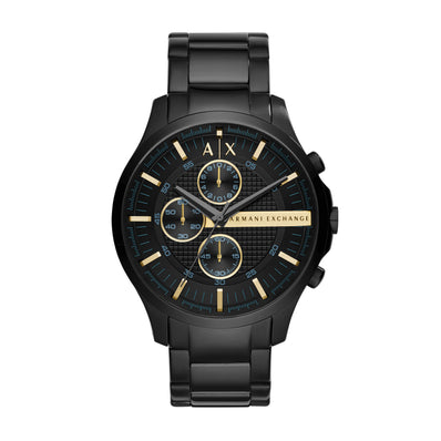 Armani Exchange Chronograph Black Stainless Steel Watch AX2164