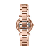 Fossil Carlie Three-Hand Rose Gold-Tone Stainless Steel Watch ES4301