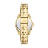 Fossil Scarlette Three-Hand Date Gold-Tone Stainless Steel Watch ES5338