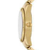 Fossil Scarlette Three-Hand Date Gold-Tone Stainless Steel Watch ES5338