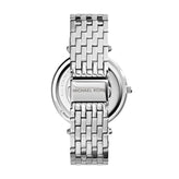 Michael Kors Silver-Tone Glitz Darci Watch MK3190