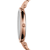 Michael Kors Rose Gold-Tone Glitz Darci Watch MK3192