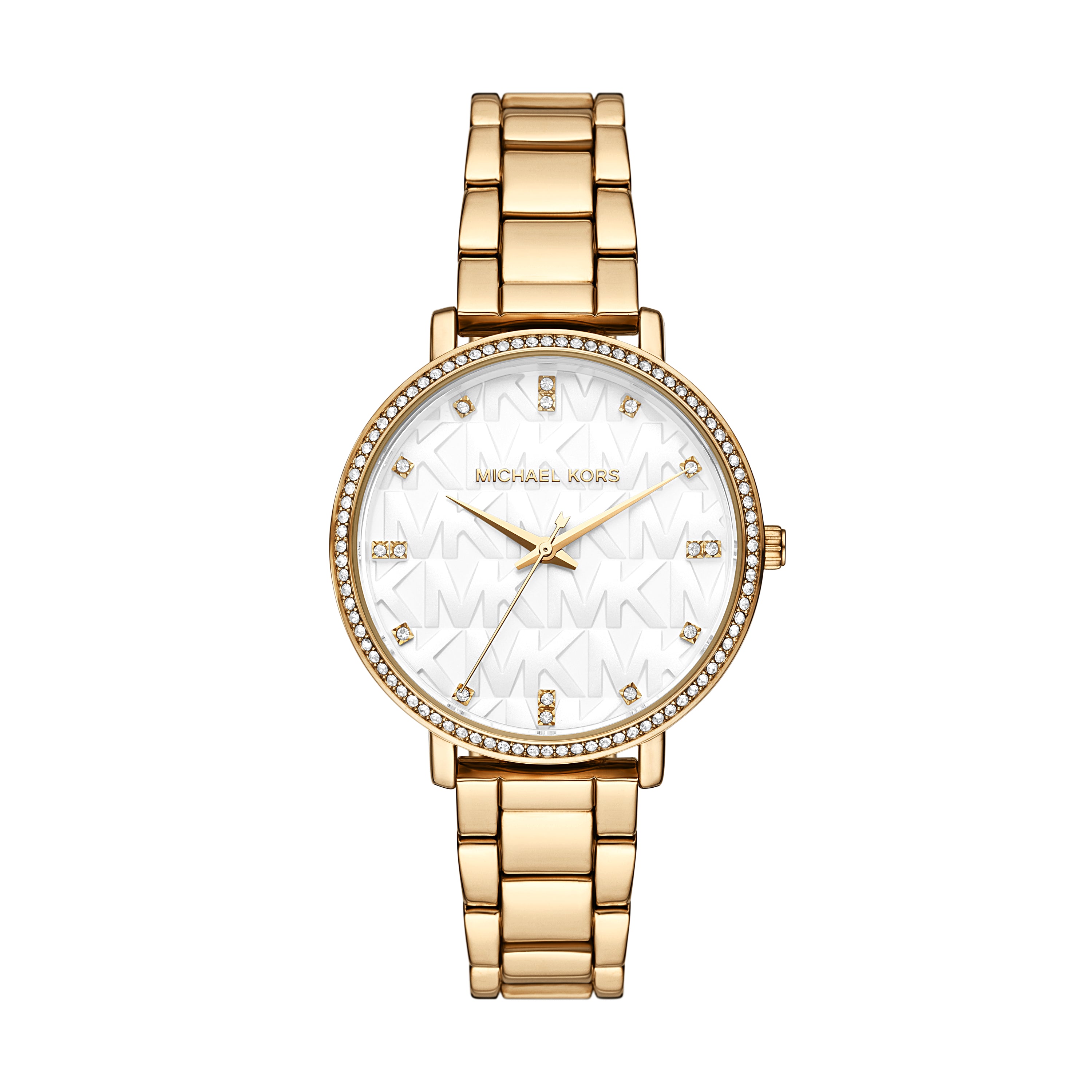 Michael Kors Pyper Three-Hand Gold-Tone Alloy Watch MK4666